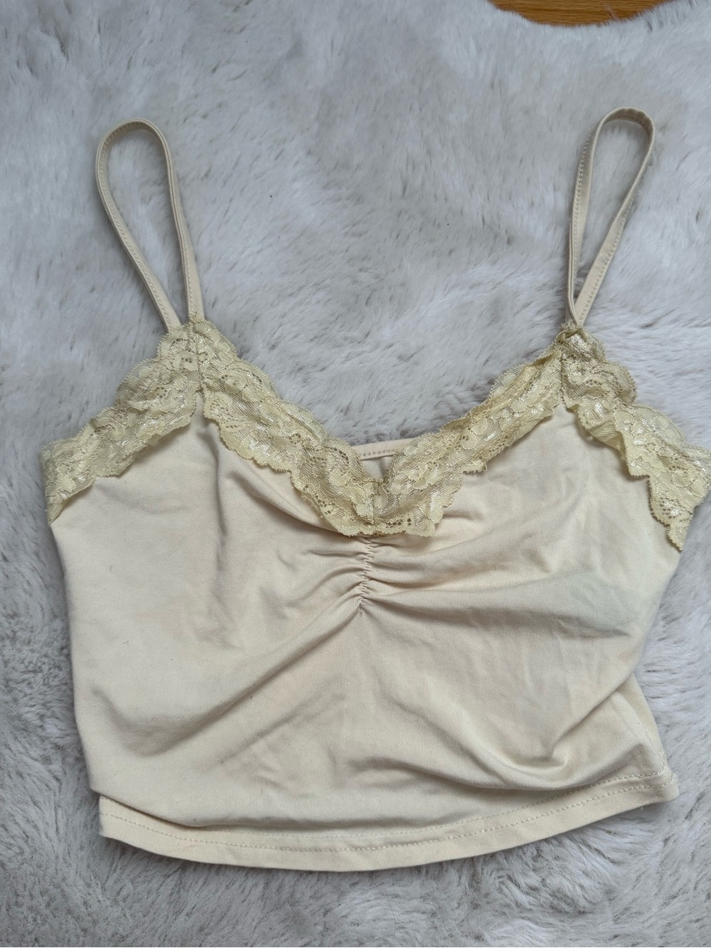 Lace Trim Tank Top